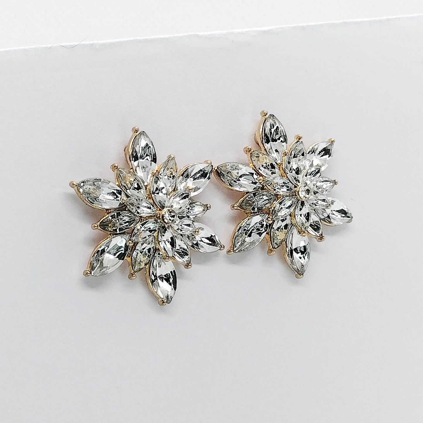 flower earrings statement
