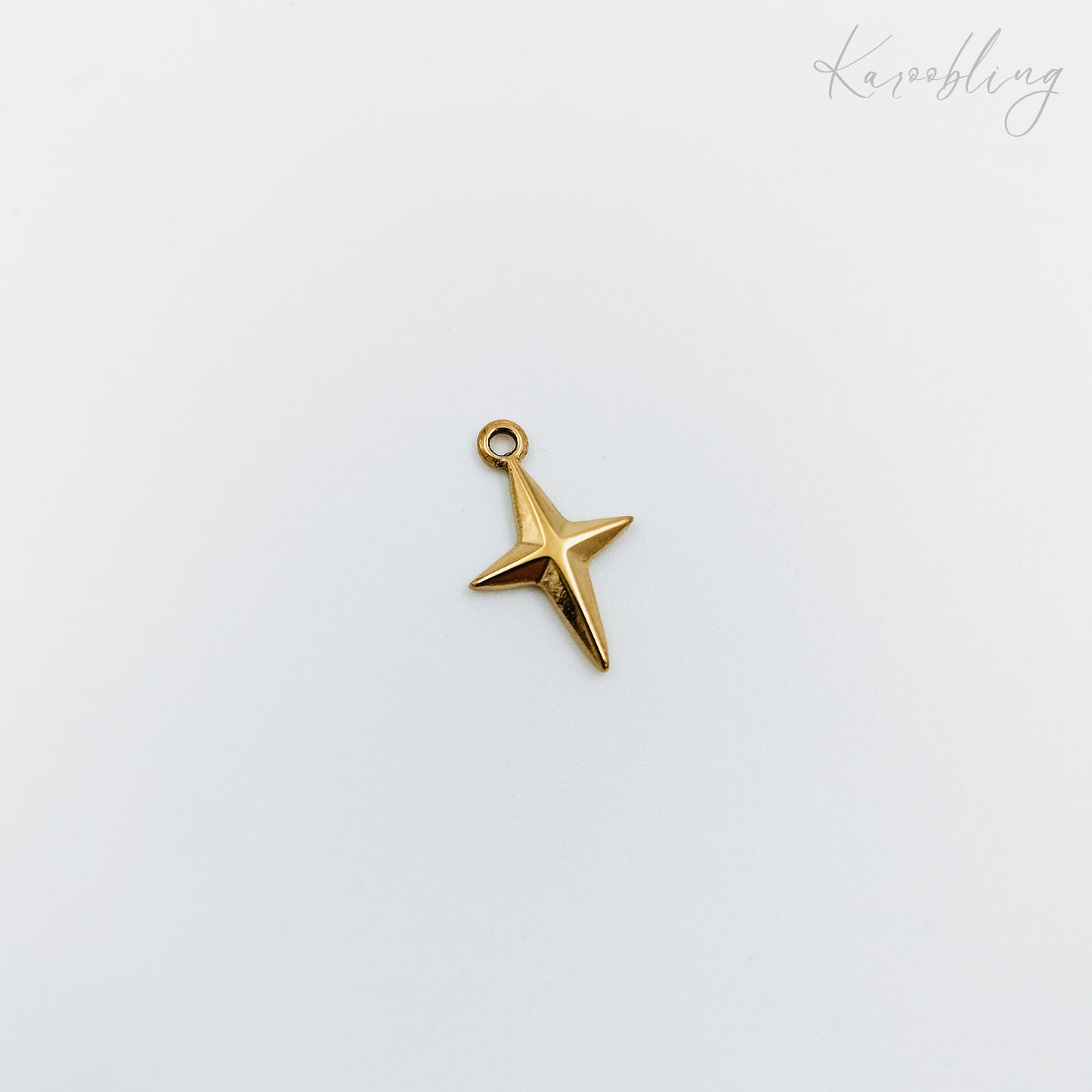 gold plated minimalist star charm (water & tarnish proof)