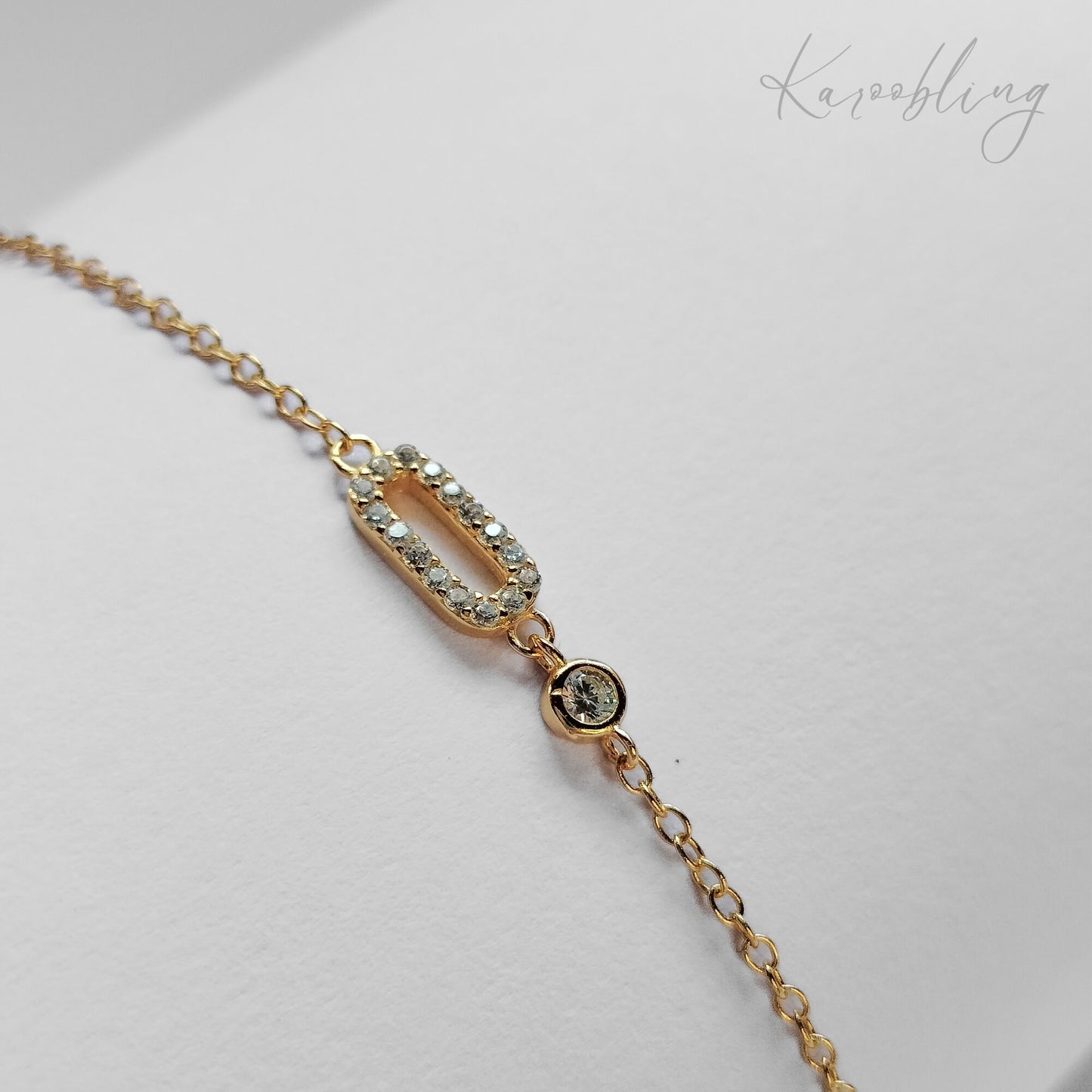 Sterling Silver Celestial Elegance Bracelet - close up