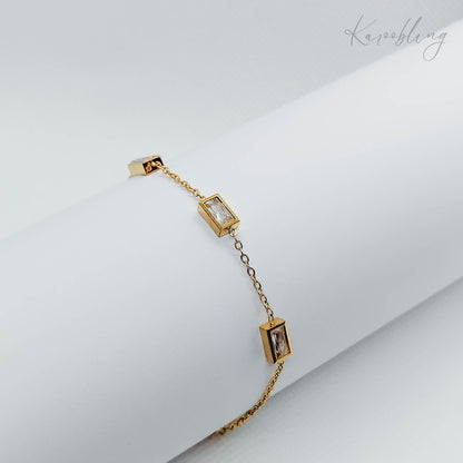 18K Gold Plated RadiantGleam Bracelet