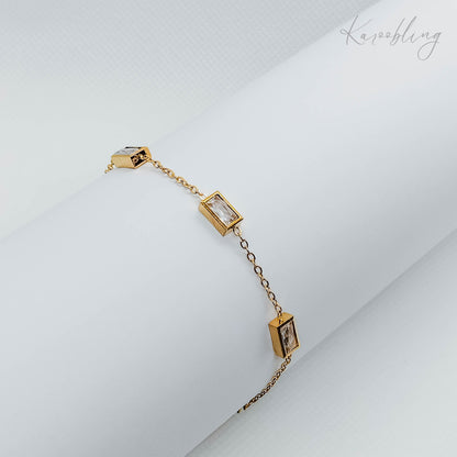 18K Gold Plated RadiantGleam Bracelet