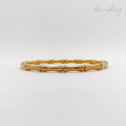 bamboo stack bangle skinny