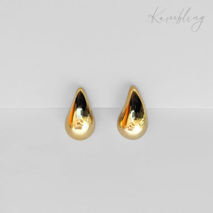 Bold Teardrop Statement Studs