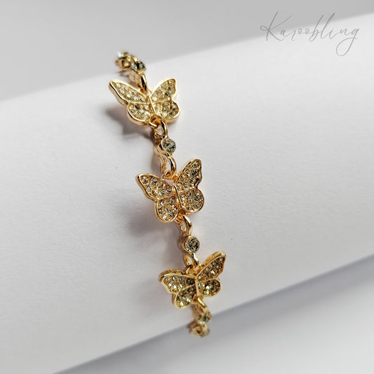Butterfly Fly Away Bracelet - close up