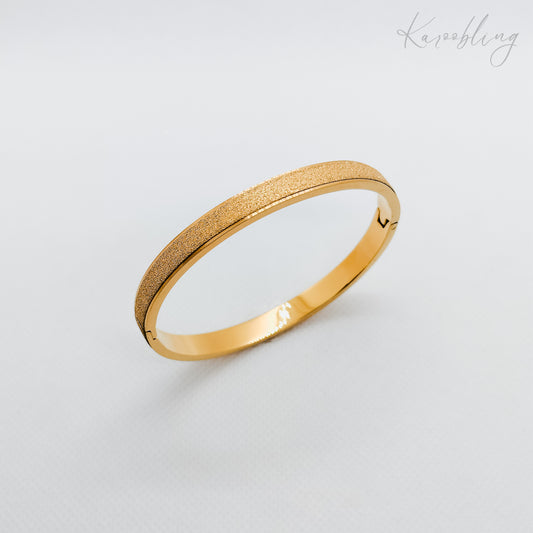 glitter stack bangle 18k gold plated (water & tarnish proof)