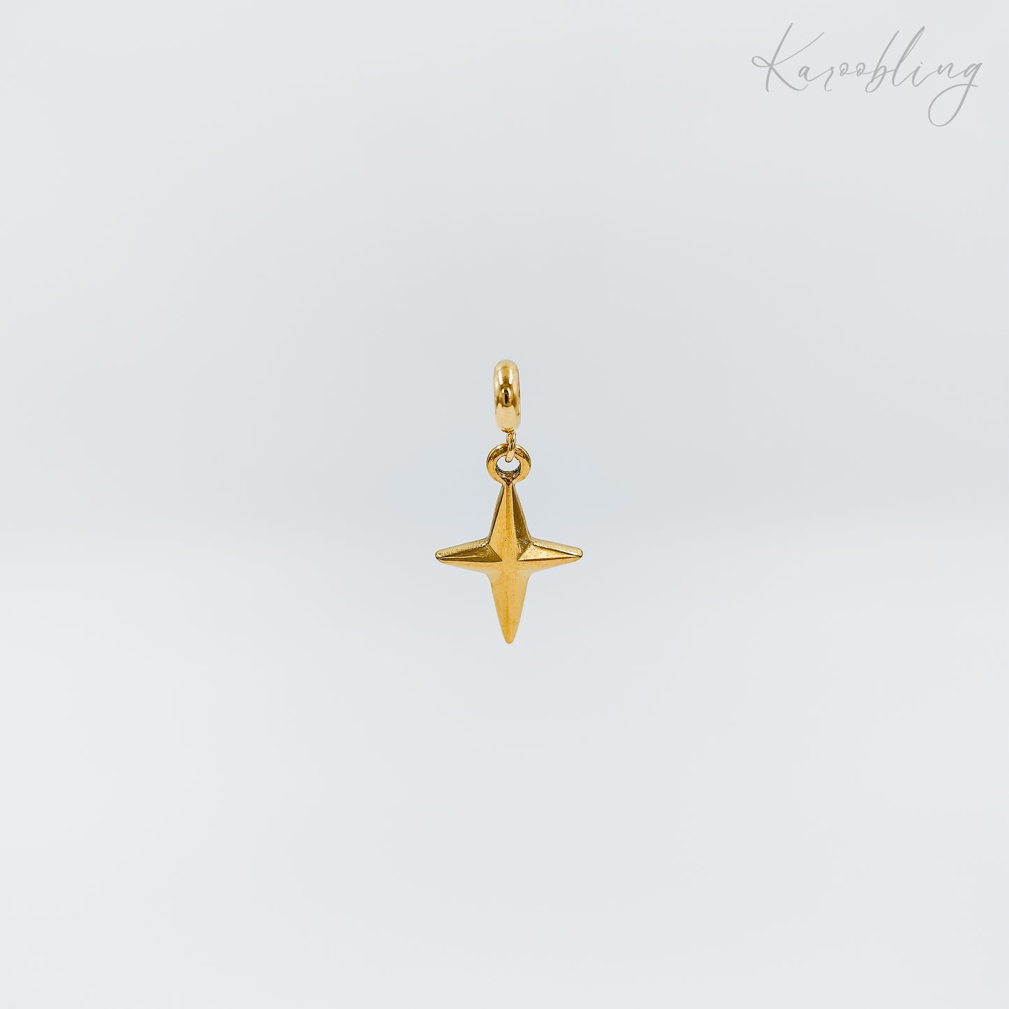 gold plated minimalist star charm (water & tarnish proof)