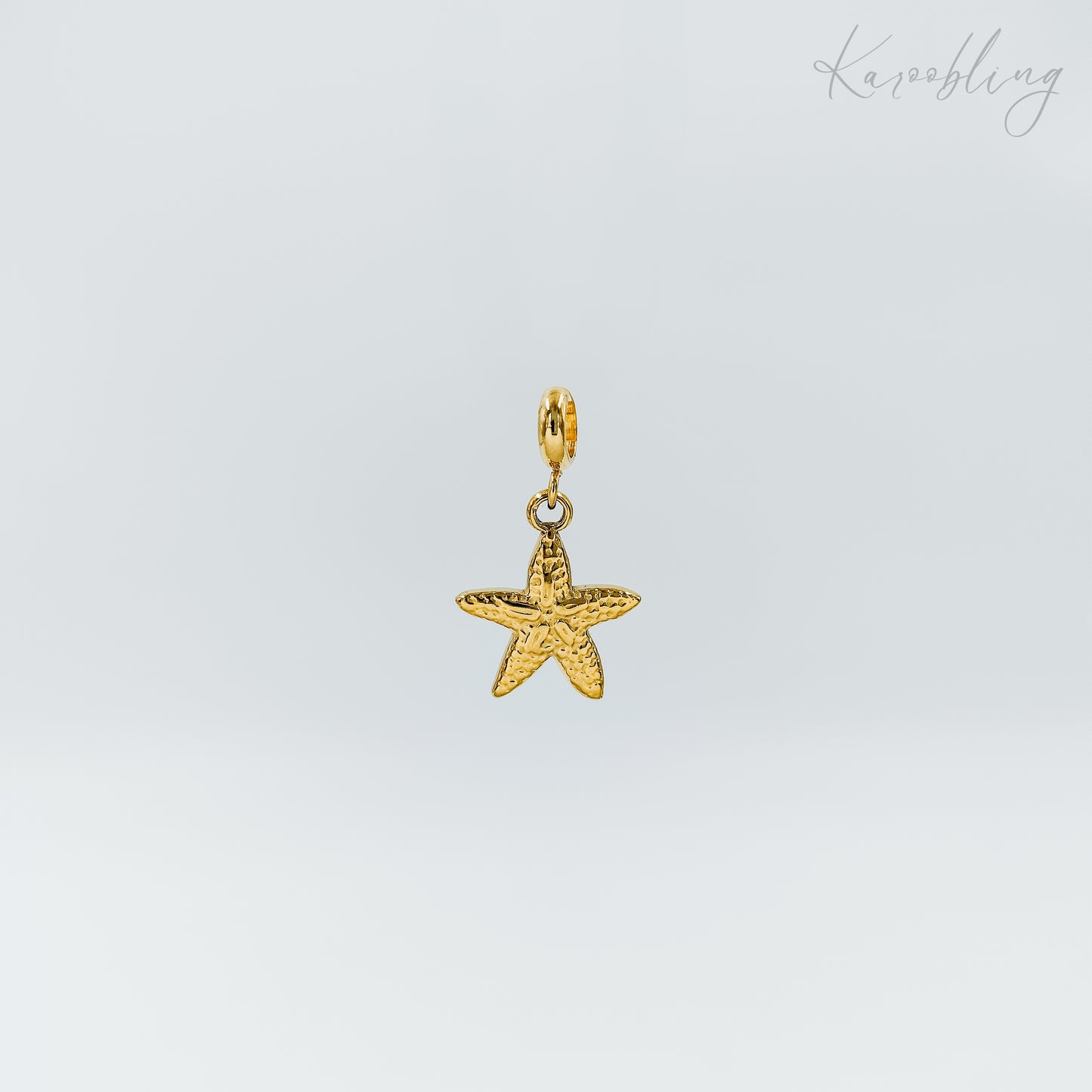 gold plated starfish charm (water & tarnish proof)