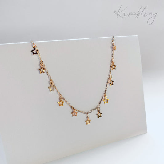 Gold Starry Night Necklace