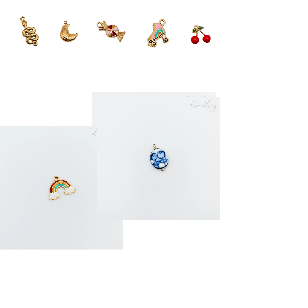 Gold Plated Ace of Clovers Charm