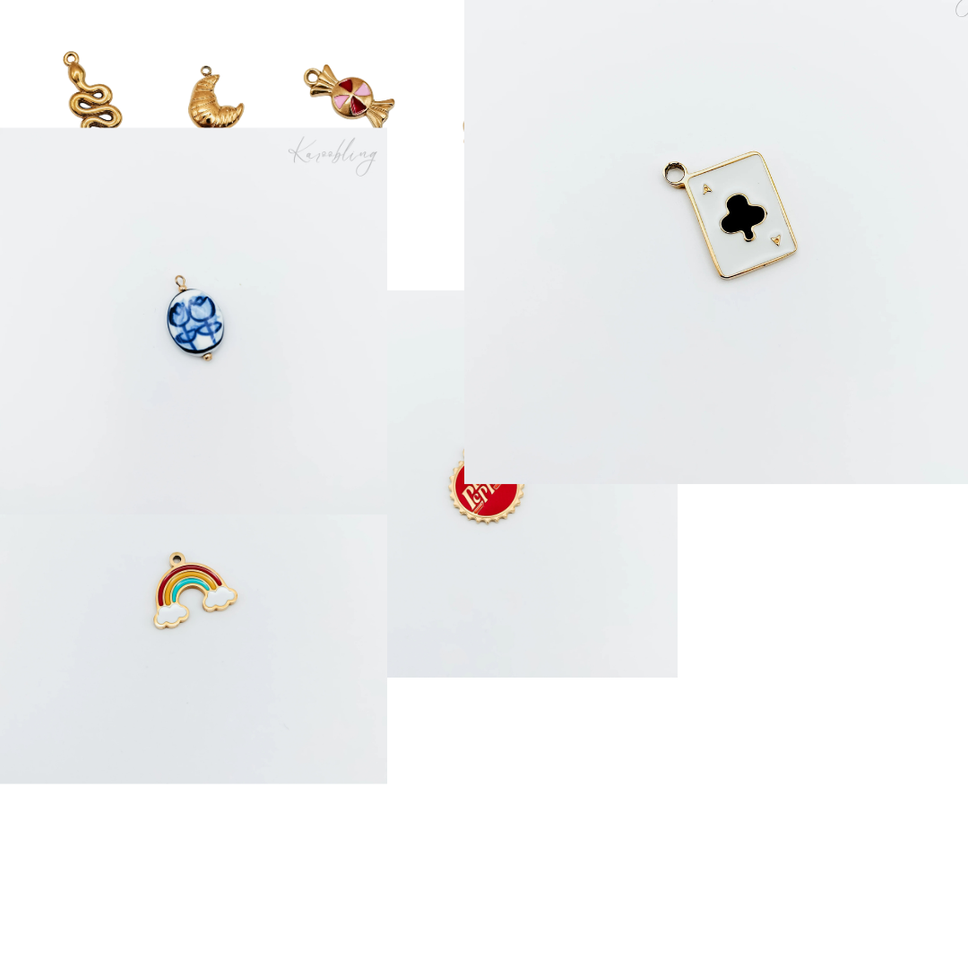 Gold Plated Ace of Hearts Charm