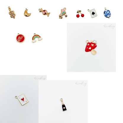 Gold Plated Olive Leaf Charm