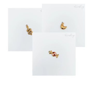 Gold Plated Roller Skate Charm