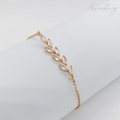 Luxe Leaf Adjustable Bracelet