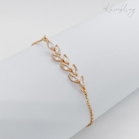 Luxe Leaf Adjustable Bracelet