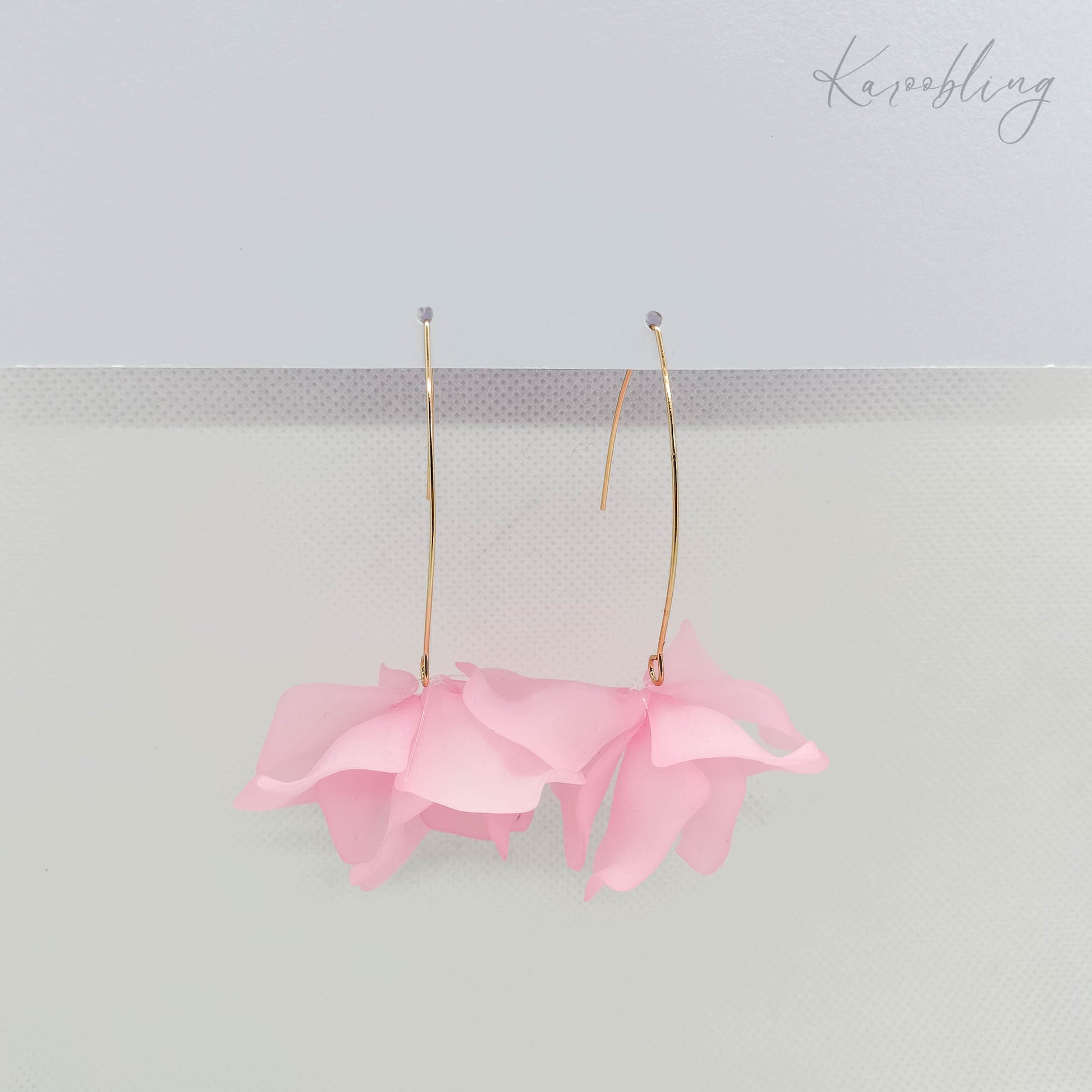 Light Pink BlossomDrops Earrings