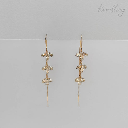 Maple Bliss Dainty Dangle Earrings