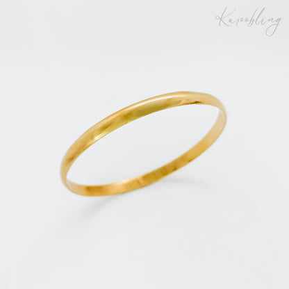 18K Gold Plated Minimalist Bangle