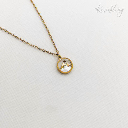 mustard seed necklace gold