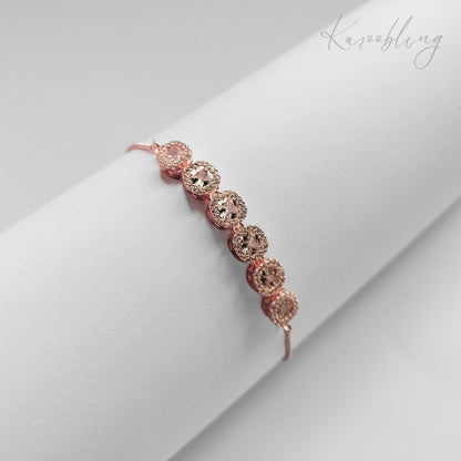 Rose Gold Halo Glow Bracelet