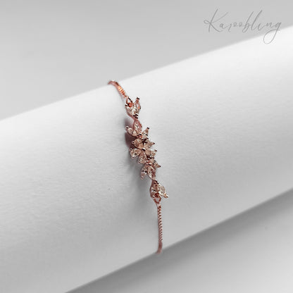 Rose Gold Petite Blossom Bracelet