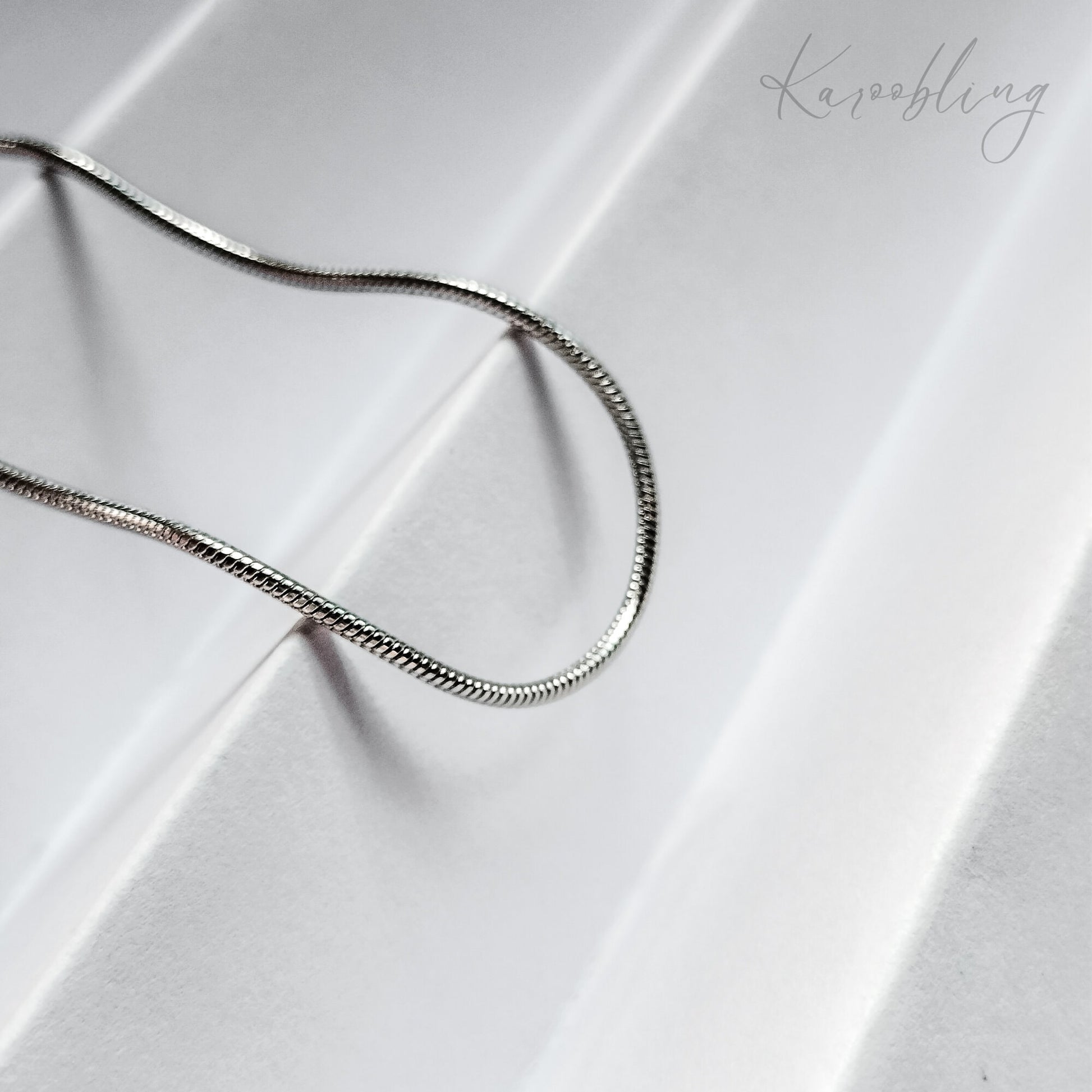 Silver Dainty Snake Chain Necklace