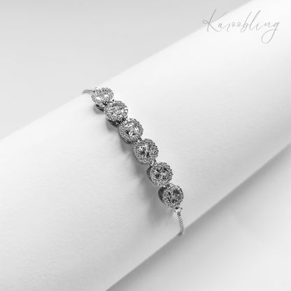 Silver Halo Glow Bracelet