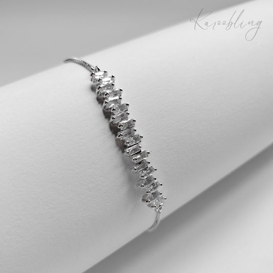 Silver Luminique Pave Bracelet