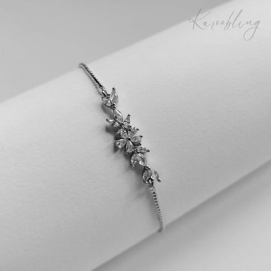 Silver Petite Blossom Bracelet