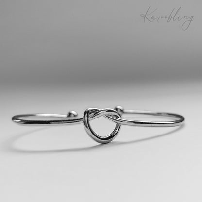 Silver Knot Bangle