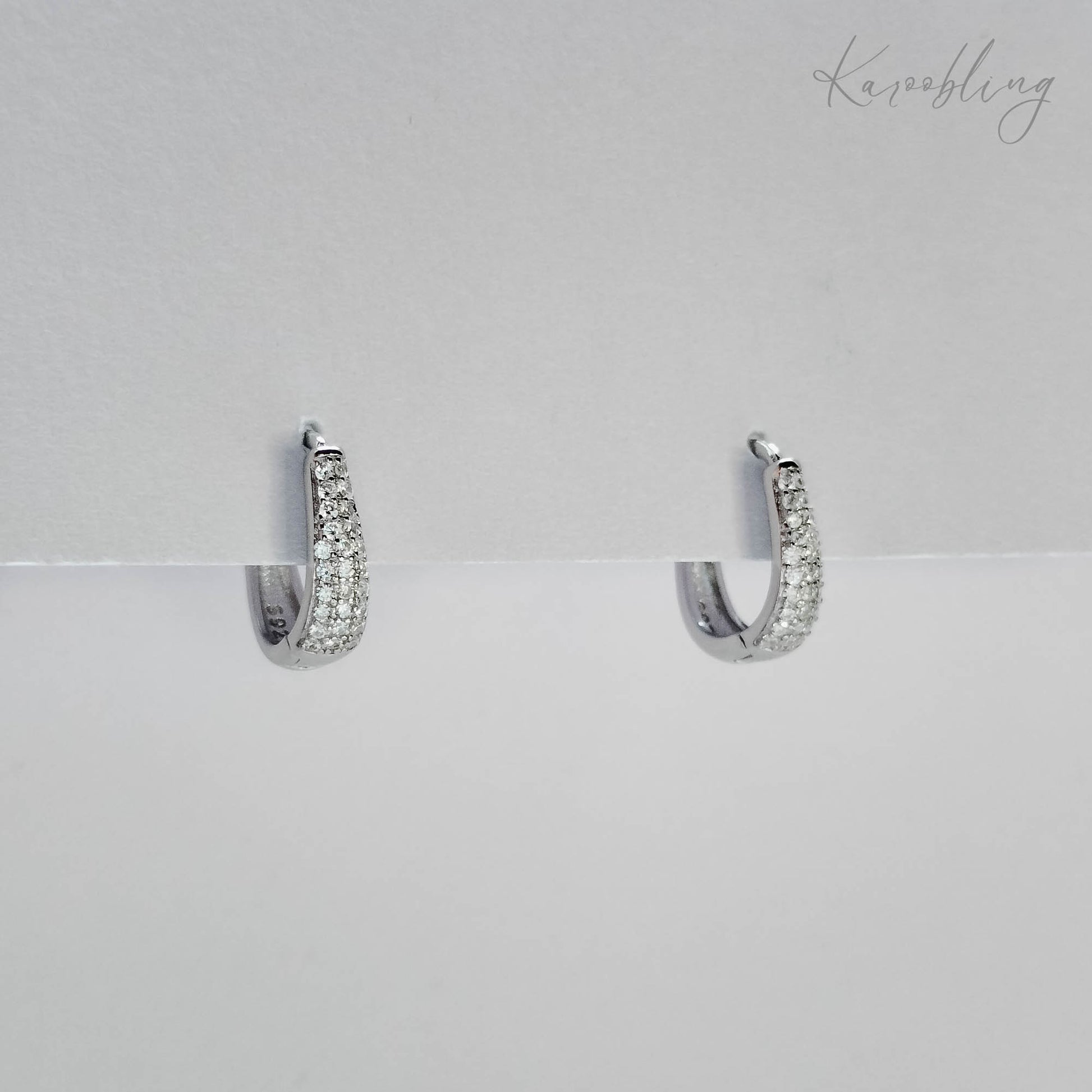 Sterling Silver Huggie Hoop Earrings