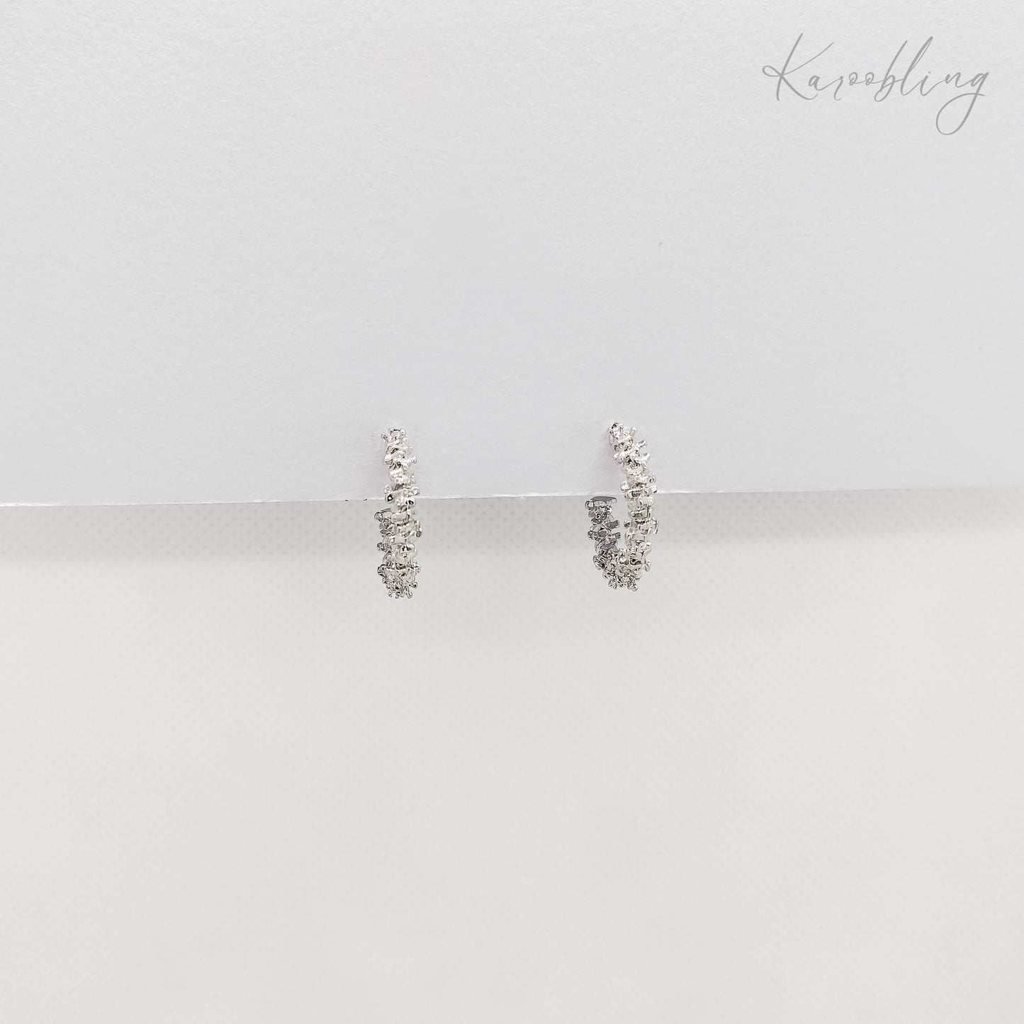 TwinkleTwist Hoop Earrings