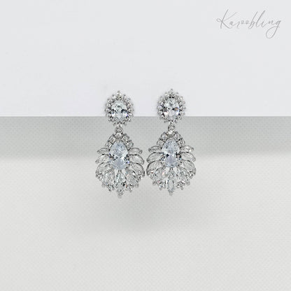 statement wedding earrings