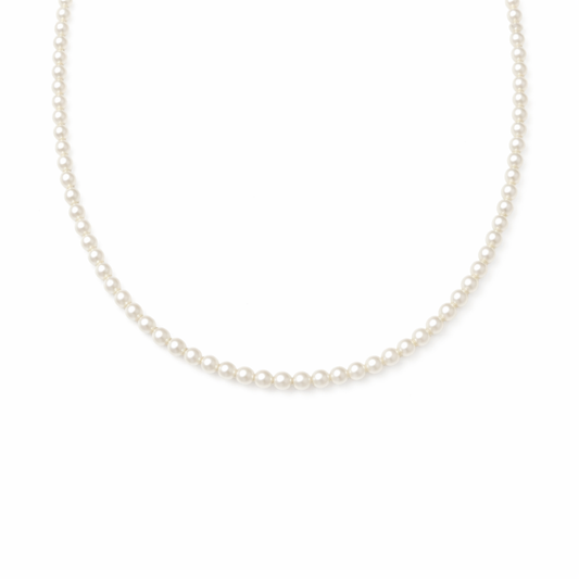 string of pearls chain necklace (water & tarnish proof)