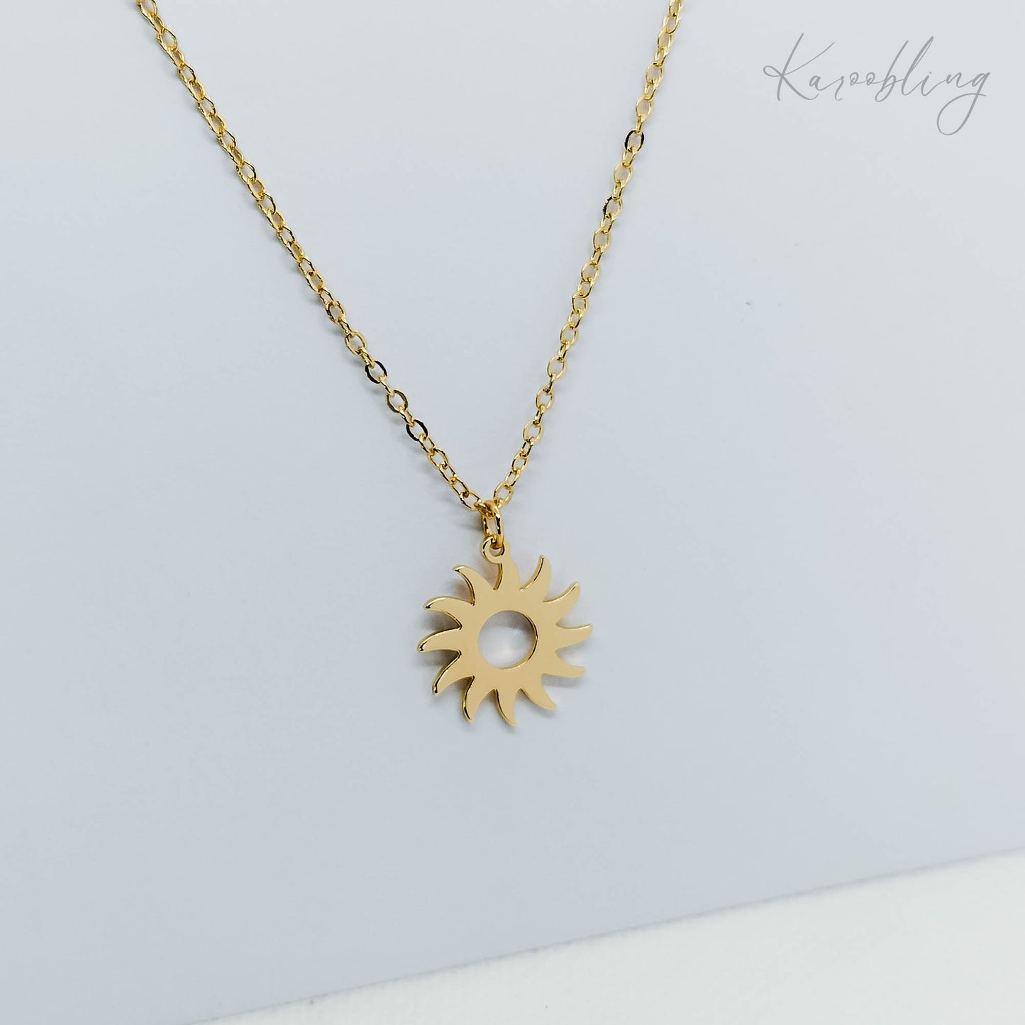 Sunburst Necklace - close up