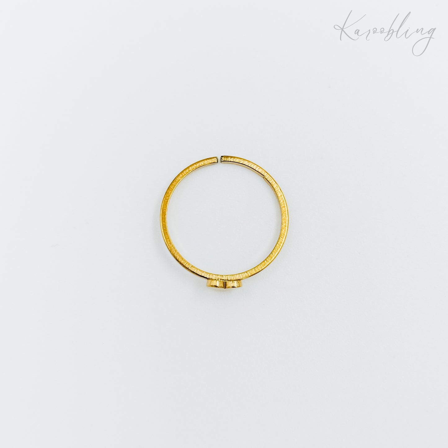 tiny heart ring gold plated (water & tarnish proof)