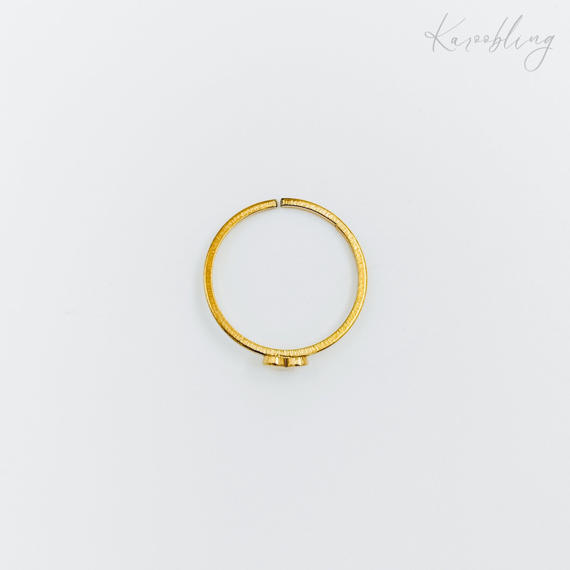 tiny heart ring gold plated (water & tarnish proof)