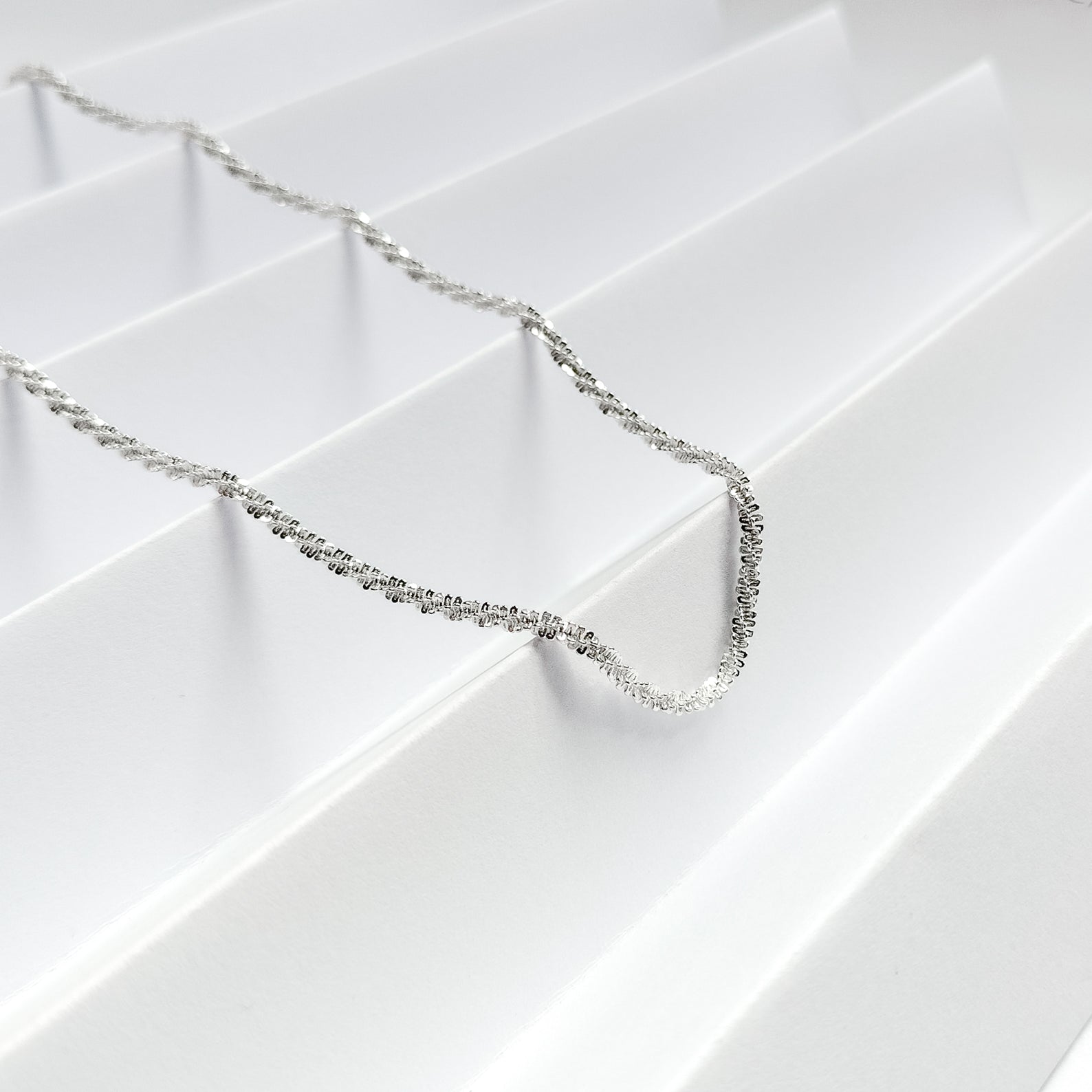 silver plated margarita chain necklace, fashion jewellery