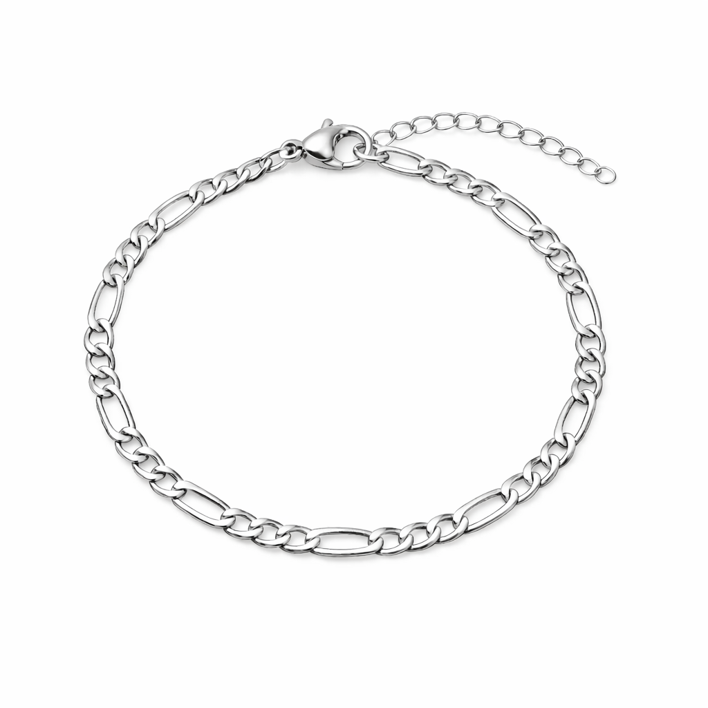 Stainless steel chain bracelet, waterproof and tarnish resistant