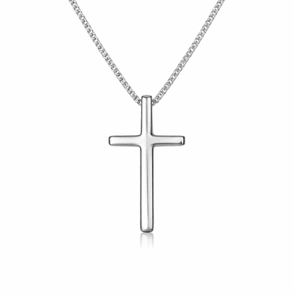 925 sterling silver cross necklace, hypoallergenic jewellery