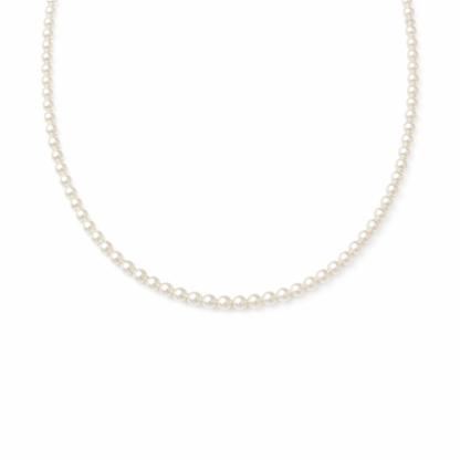 string of pearls chain necklace, water and tarnish proof packshot